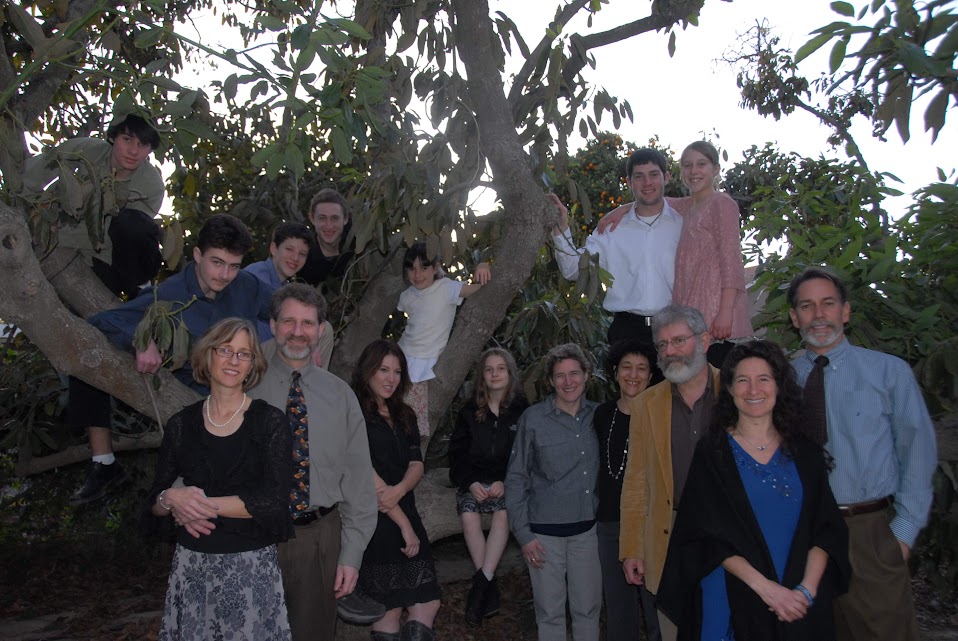 The extended family out in nature